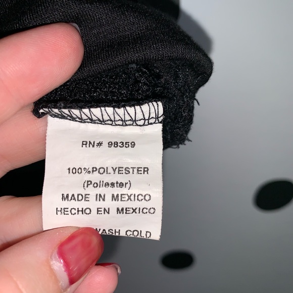 🌈5/$25🌈 EUC Rhapsody black lace see thru top M - Picture 6 of 7